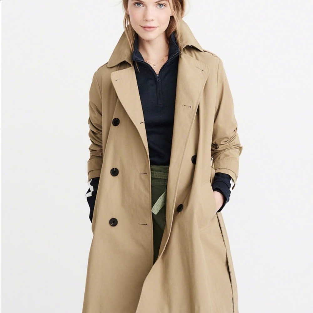 Abercrombie & Fitch Classic Trench - NWOT!